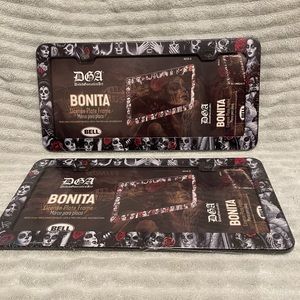 Bonita “Day of the Dead” License plate frames (1) pair